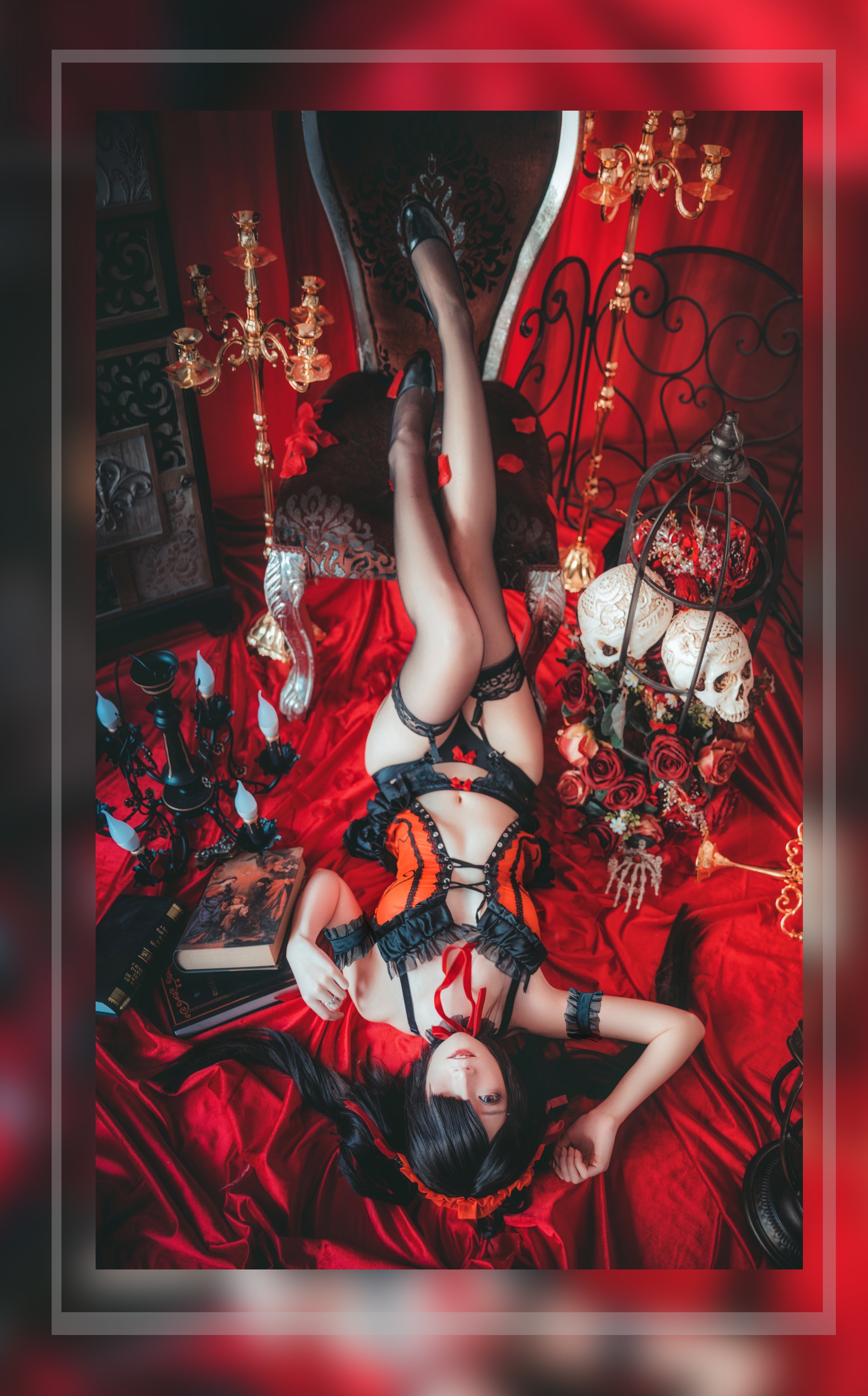 图片[1]-yui金鱼 – NO.014 时崎狂三 手办内衣 [16P]-XikXak